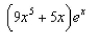<strong>Select the correct Answer for each question. Differentiate: </strong> A) B) C) D) E)