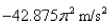 <strong>Select the correct Answer for each question. The equation of motion is given for a particle, where is in meters and is in seconds.Find the acceleration after seconds. </strong> A) B) C) D) E)
