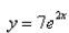 <strong>Select the correct Answer for each question. A curve passes through the point and has the property that the slope of the curve at every point is twice the of What is the equation of the curve?</strong> A) B) C) D) E)
