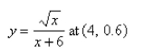 Find an equation of the tangent line to the curve.