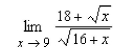 Use continuity to evaluate the limit.