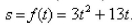 <strong>Select the correct Answer for each question. Suppose the distance s (in feet) covered by a car moving along a straight road after t sec is given by the function Calculate the (instantaneous) velocity of the car when </strong> A)223 ft/sec B)16 ft/sec C)560 ft/sec D)4130 ft/sec