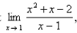 <strong>Select the correct Answer for each question. Find the limit if it exists.</strong> A)1 B)3 C)2 D)Does not exist