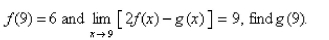 <strong>Select the correct Answer for each question. nd g are continuous functions with </strong> A) B) C) D) E)