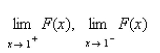 <strong>Select the correct Answer for each question. Let Find the following limits. </strong> A) B) C) D)both E)both 1