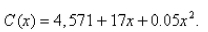 <strong>Select the correct Answer for each question. The cost (in dollars) of producing x units of a certain commodity is Find the instantaneous rate of change with respect to x when (This is called the marginal cost.)</strong> A) B) C) D) E)
