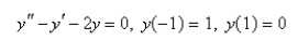 Solve the boundary-value problem, if possible.