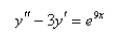 Solve the differential equation using the method of variation of parameters.