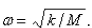 Suppose a spring has mass M and spring constant and let Suppose that the damping constant is so small that the damping If an external force is applied (the applied frequency equals the natural frequency), use the method of undetermined to find the equation that describes the motion of the mass.