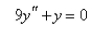 Solve the differential equation.