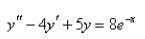 Solve the differential equation using the method of undeterm