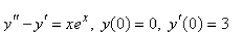 Solve the initial-value problem using the method of undetermined coefficients.