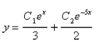 <strong>Solve the differential equation. </strong> A) B) C) D) E)None of these