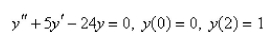 <strong>Solve the boundary-value problem, if possible. </strong> A) B) C) D) E)No solution