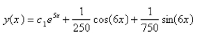 <strong>Solve the differential equation using the method of undetermined coefficients. </strong> A) B) C) D) E)