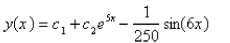 <strong>Solve the differential equation using the method of undetermined coefficients. </strong> A) B) C) D) E)