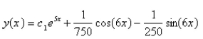 <strong>Solve the differential equation using the method of undetermined coefficients. </strong> A) B) C) D) E)
