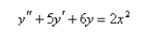 <strong>Solve the differential equation using the method of undetermined coefficients. </strong> A) B) C) D) E)