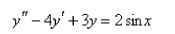 <strong>Solve the differential equation using the method of variation of parameters. </strong> A) B) C) D) E)