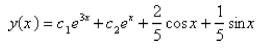 <strong>Solve the differential equation using the method of variation of parameters. </strong> A) B) C) D) E)