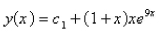 <strong>Solve the differential equation using the method of variation of parameters. </strong> A) B) C) D) E)