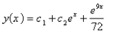 <strong>Solve the differential equation using the method of variation of parameters. </strong> A) B) C) D) E)