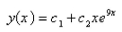 <strong>Solve the differential equation using the method of variation of parameters. </strong> A) B) C) D) E)