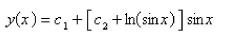 <strong>Solve the differential equation using the method of variation of parameters. </strong> A) B) C) D) E)