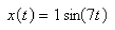 <strong>A spring with a 3-kg mass is held stretched 0.9 m beyond its natural length by a force of 30 N.If the spring begins at its equilibrium position but a push gives it an initial velocity of m/s, find the position x(t) of the mass after t seconds.</strong> A) B) C) D) E)