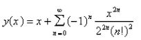 <strong>The solution of the initial-value problem is called a Bessel function of order 0.Solve the initial - value problem to find a power series expansion for the Bessel function.</strong> A) B) C) D) E)