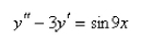 <strong>Solve the differential equation using the method of undetermined coefficients. </strong> A) B) C) D) E)