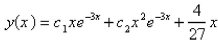 <strong>Solve the differential equation using the method of undetermined coefficients. </strong> A) B) C) D) E)