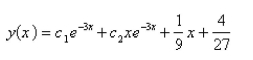 <strong>Solve the differential equation using the method of undetermined coefficients. </strong> A) B) C) D) E)