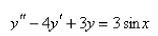 <strong>Solve the differential equation using the method of variation of parameters. </strong> A) B) C) D) E)