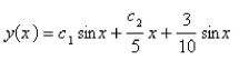 <strong>Solve the differential equation using the method of variation of parameters. </strong> A) B) C) D) E)