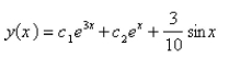<strong>Solve the differential equation using the method of variation of parameters. </strong> A) B) C) D) E)