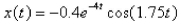 <strong>A spring with a mass has natural length m and is maintained stretched to a length of m by a force of N.If the spring is compressed to a length of m and then released with zero velocity, find the position of the mass at any time </strong> A) B) C) D) E)
