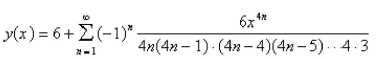 <strong>Use power series to solve the differential equation. </strong> A) B) C) D) E)