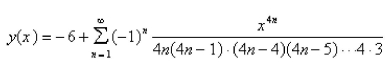 <strong>Use power series to solve the differential equation. </strong> A) B) C) D) E)