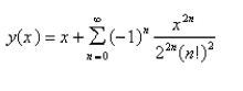 <strong>The solution of the initial-value problem is called a Bessel function of order 0.Solve the initial - value problem to find a power series expansion for the Bessel function.</strong> A) B) C) D) E)