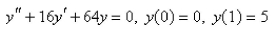 Solve the boundary-value problem, if possible.Select the correct Answer