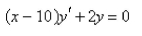 Use power series to solve the differential equation.Select the correct Answer