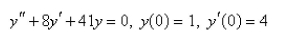 Solve the initial-value problem.Select the correct Answer  