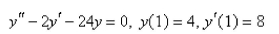 Solve the initial-value problem.Select the correct Answer .