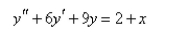 Solve the differential equation using the method of undetermined coefficients. Select the correct Answer