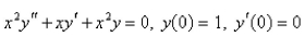 The solution of the initial-value problem is called a Bessel function of order 0.Solve the initial - value problem to find a power series expansion for the Bessel function.