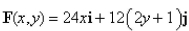 Find the work done by the force field in moving an object along an arch of the cycloid