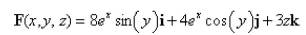 Find the curl of the vector field.