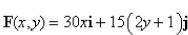 Find the work done by the force field in moving an object along an arch of the cycloid