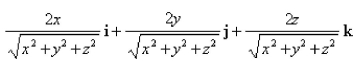 <strong>Select the correct Answer for each question. Find the gradient vector field of </strong> A) B) C) D) E)
